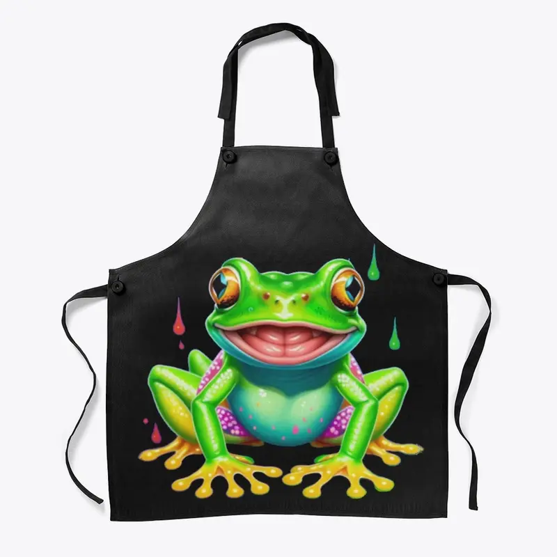 Cute Frog Apron